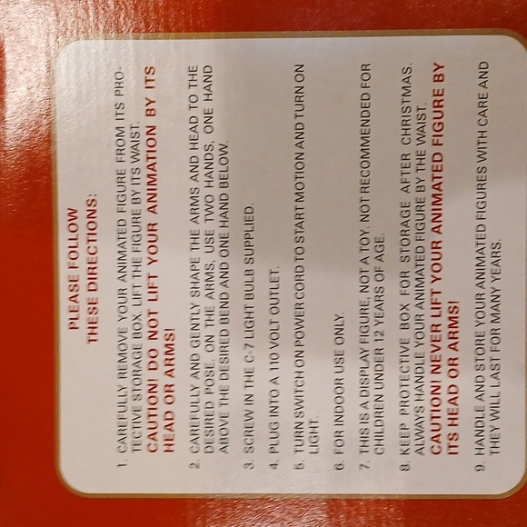 Vintage 1996 Telco Motionettes Christmas Caroler Animated Lighted 24” Girl Dol - Picture 4 of 14